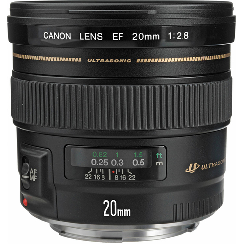Canon EF 20mm F2.8 USM Lens,CANON AUTHORIZED USA DEALER WARRANTY INCLUDED