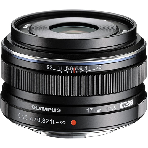 Olympus M.Zuiko 17mm f1.8 Lens (Black) - V311050BU000