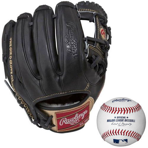 Rawlings Gold Glove Series Opti-Core 11.5 Inch Baseball Glove w/ Rawlings Baseball
