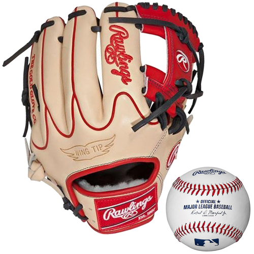 Rawlings Pro Preferred 11.75` Wing Tip Baseball Glove w/ Rawlings Baseball