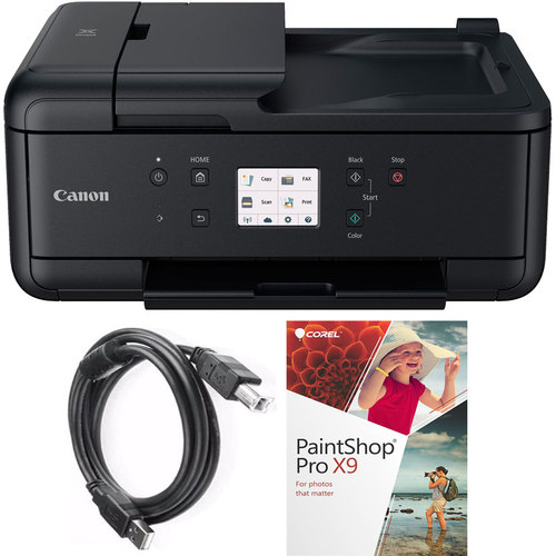Canon PIXMA TR7520 Wireless Home Office All-in-One Printer with USB Cable & PaintProX9