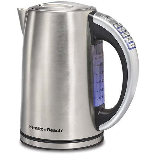 Hamilton Beach Variable Temperature Kettle Electric, Stainless Steel - 41020