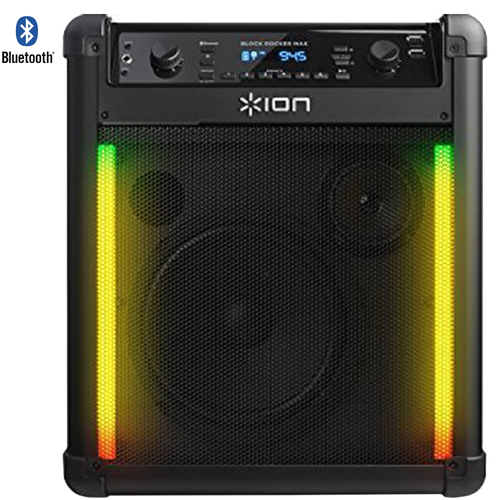 Ion Audio Block Rocker Max Bluetooth Speaker, Black - Certified Refurbished