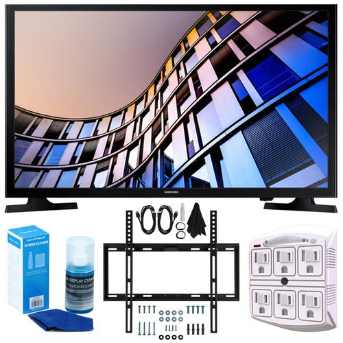 Samsung 23.6` 720p Smart LED TV (2017 Model) + Wall Mount Bundle