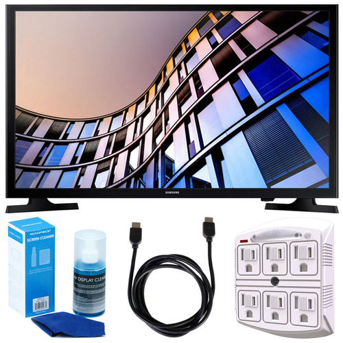 Samsung 27.5` 720p Smart LED TV (2017 Model) + Accessories Bundle