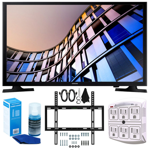 Samsung 27.5` 720p Smart LED TV (2017 Model) + Wall Mount Bundle