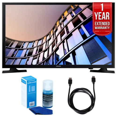 Samsung 32-Inch 720p Smart LED TV (2017 Model) + Extended Warranty Bundle