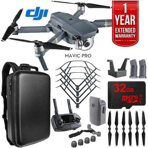 DJI Mavic Pro Quadcopter Drone with 4K Camera and Wi-Fi Mobile Command Bundle