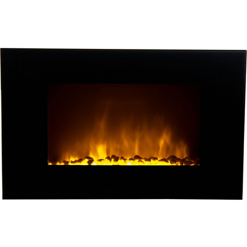 Warm House Oslo Wall-Mounted LED Fireplace with Color-Changing Flame Effect - OWF-10707