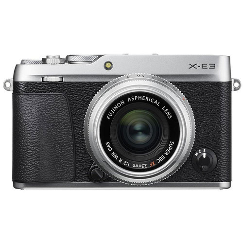 Fujifilm X-E3 24.3 MP Mirrorless Digital Camera (Silver) with XF 23mm F2 R WR Lens Kit