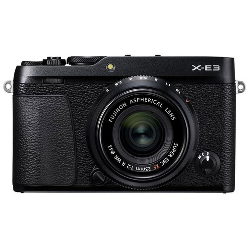 Fujifilm X-E3 24.3 MP Mirrorless Digital Camera (Black) with XF 23mm F2 R WR Lens Kit