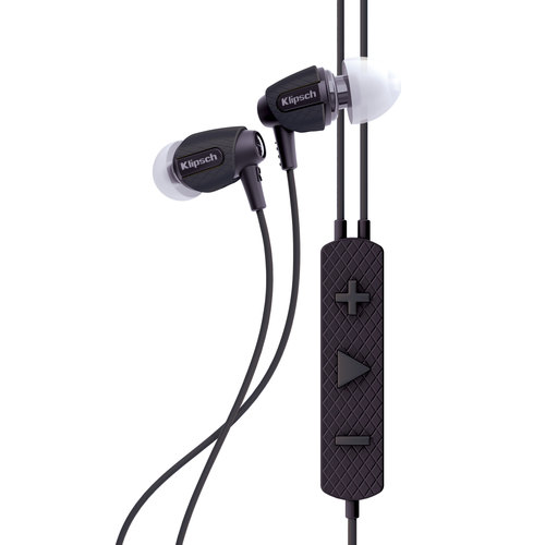 Klipsch AW-4i Pro Sport In-Ear Headphones w/ Built-In Microphone (Black) 1062331