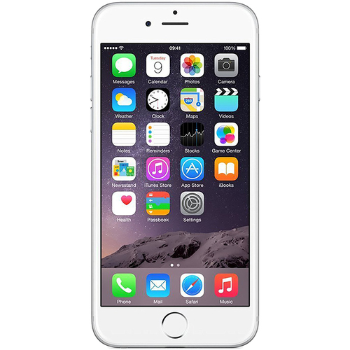 iPhone 6, Silver, 16GB, Unlocked Carrier - Refurbished - IPH6SL16U