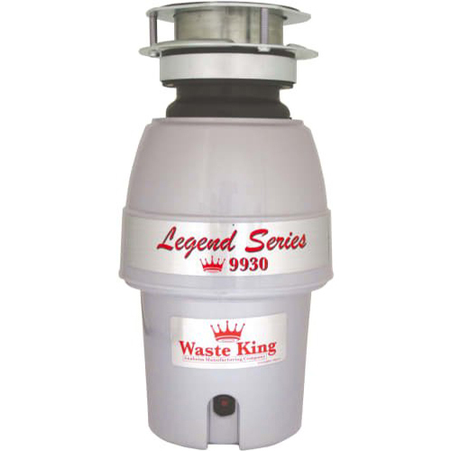 Waste King Legend Series 1/2 HP Continuous Feed Operation Garbage Disposer - 9930
