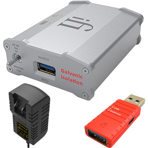 iFi Audio iGalvanic 3.0 Galvanic Isolation Device with Groundlink & Power Bundle