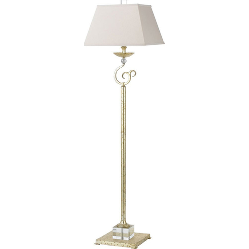 AF Lighting Lucy Floor Lamp in White/Gold- 7906-FL