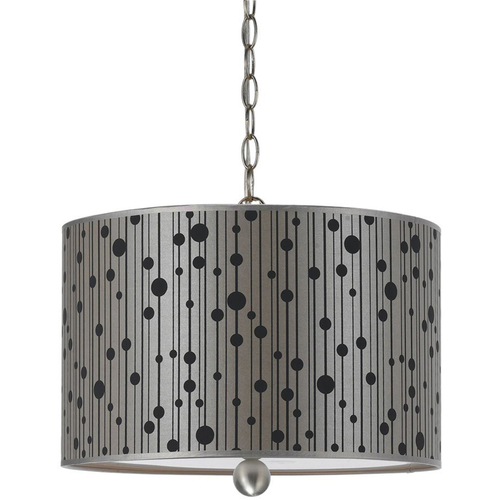 AF Lighting Drizzle Pendant- Grey Shade - 8441-3H