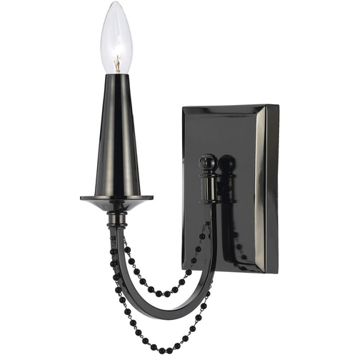 AF Lighting Shelby One Light Wall Sconce in Black Nickel - 8489-1W