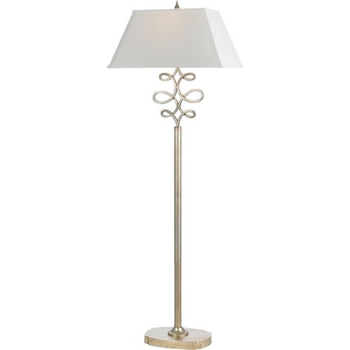 AF Lighting Rhythm Floor Lamp in Silver Glint - 9002-FL 