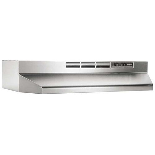 Broan 36` Non-ducted Under Cabinet Hood in Stainless Steel - 413604
