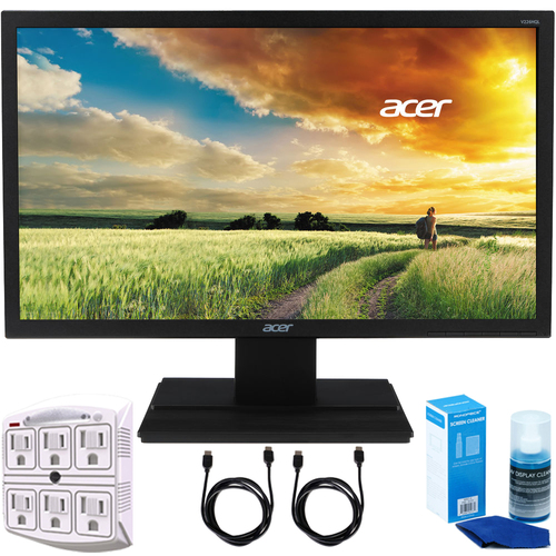 Acer V226HQL 21.5` Full HD LED Backlit LCD Monitor + Clean up Bundle