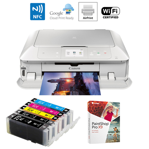 Canon MG7720 Printer Scanner & Copier w/Airprint & Cloud w/ PaintShop Bundle