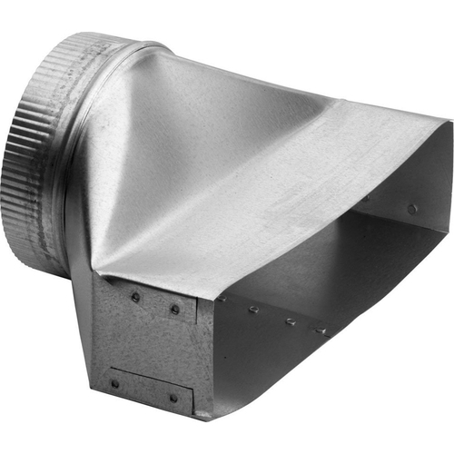 Broan 3-1/4` x 14` to 7` Round Transition for Range Hoods - T460