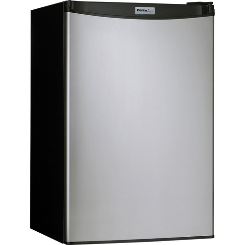 Danby Designer 4.4 Cu.Ft. Compact Refrigerator with Spotless Steel Door CR044A2BSLDD