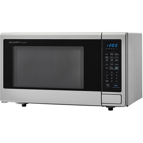 Sharp 1.8 Cu.Ft. 1100W Carousel Countertop Microwave Oven -SMC1842CS