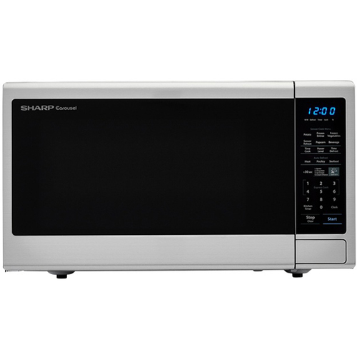 Sharp 1.8 Cu.Ft. 1100W Carousel Countertop Microwave Oven - SMC1843CM