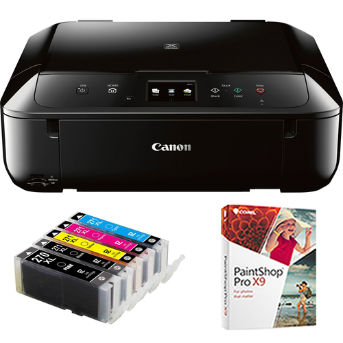 Canon PIXMA MG6820 Wireless Inkjet All-In-One Printer w/ PaintShop Bundle