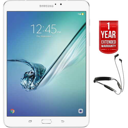 Samsung Galaxy Tab S2 8` Wi-Fi Tablet White/32GB +R6 Earbuds +Extended Warranty