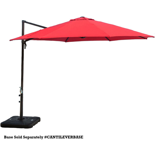 Hanover 11-Ft. Cantilever Umbrella in Red - CANTILEVER-RED