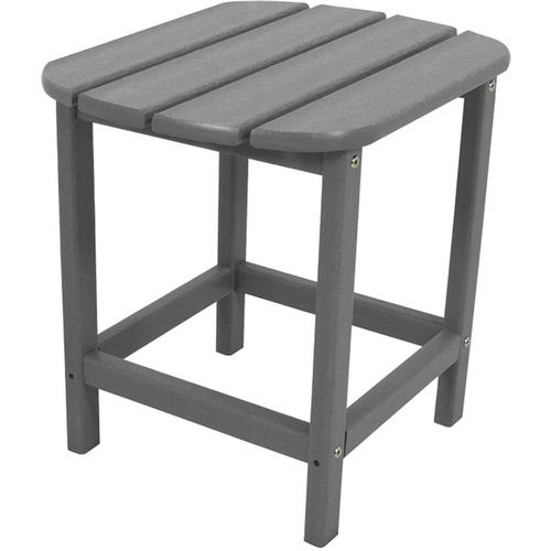 Hanover All-Weather 18-In. Side Table in Grey - HVSBT18GY