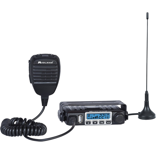 Midland Consumer Radio MXT115 MicroMobile 15 W GMRS Radio with Weather