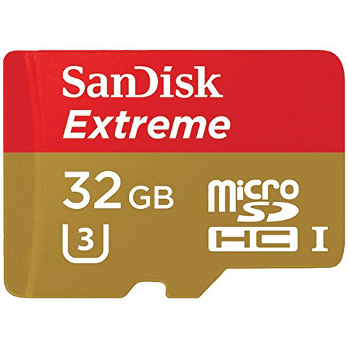 SDSQXVF-032G-AN6MA Extreme 32GB microSD UHS-I Card with Adapter
