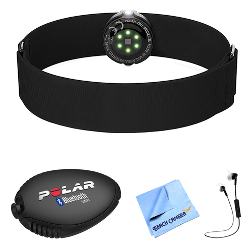 Polar OH1 Heart Rate Sensor - Black w/ Polar Stride Sensor Bluetooth Bundle
