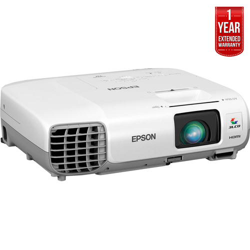 Epson PowerLite S27 V11H694020 LCD Projector - Refurbished + 1 Year Extended Warranty