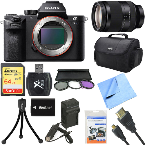 Sony a7S II Full-frame Mirrorless Interchangeable Lens Camera 24-240mm Lens Bundle