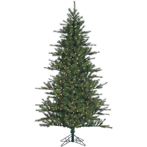 Fraser Hill Farm 7.5 Ft. Southern Peace Pine Christmas Tree with Clear LED Lighting - FFSP075-5GR