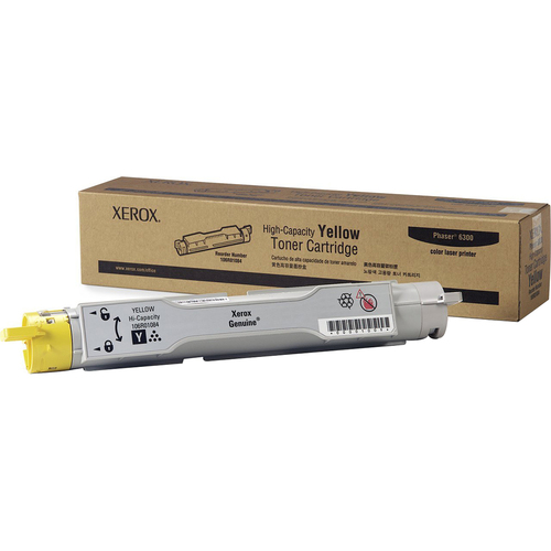 XEROX SUPPLIES Yellow High Capacity Toner Cartridge for Phaser 6300 - 106R01084