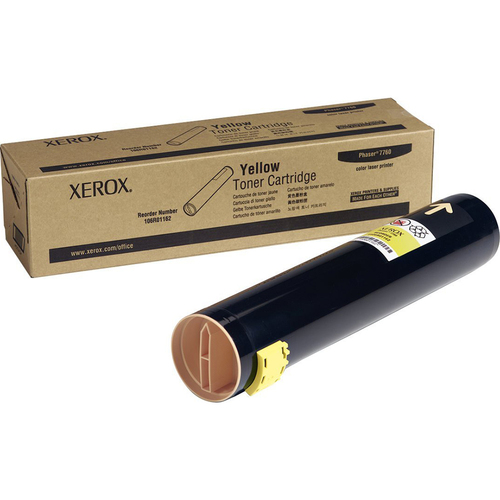 Xerox Yellow Toner Cartridge for Phaser 7760 - 106R01162