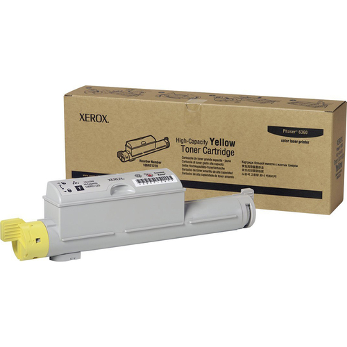 Xerox Yellow High Capacity Toner Cartridge for Phaser 6360 - 106R01220