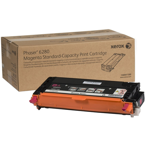 Xerox Magenta Standard Capacity Print Cartridge for Phaser 6280 - 106R01389