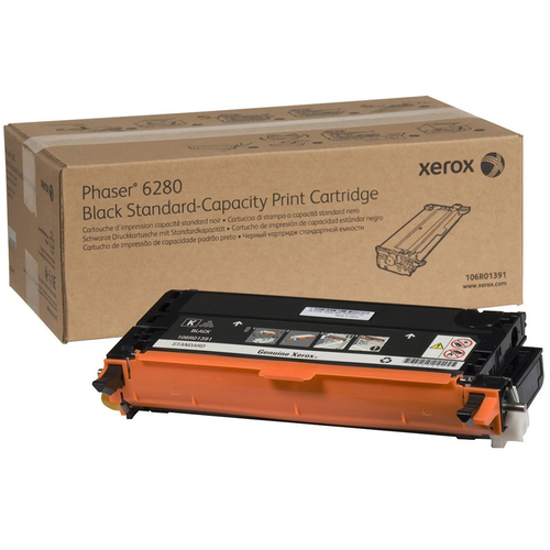 Xerox Black Standard Capacity Print Cartridge for Phaser 6280 - 106R01391