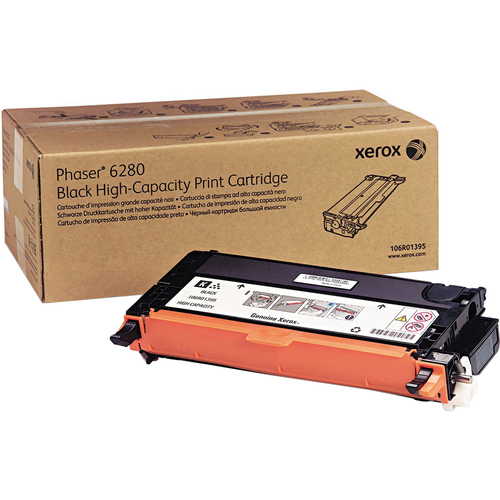 Xerox Black High Capacity Print Cartridge for Phaser 6280 - 106R01395