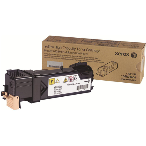 Xerox Yellow Toner Cartridge for Phaser 6128MFP - 106R01454