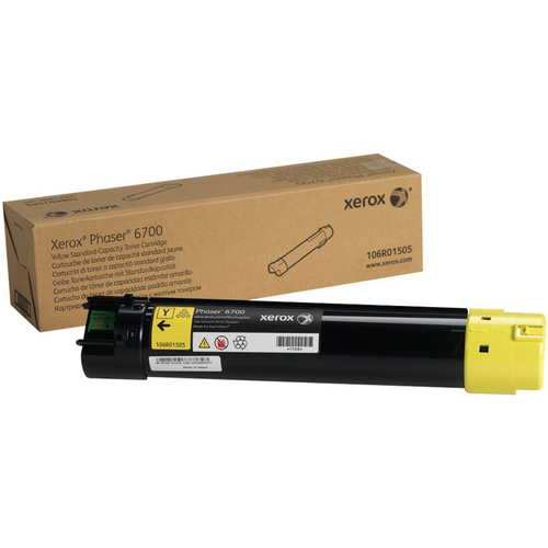 Xerox Yellow Standard Capacity Toner Cartridge for Phaser 6700 - 106R01505