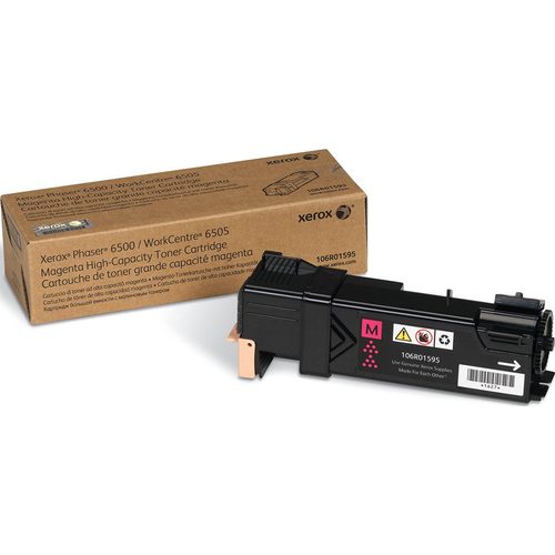 Xerox Phaser 6500/WorkCentre 6505 High Capacity Magenta Toner Cartridge - 106R01595