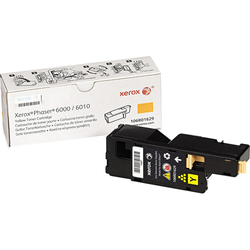 Xerox Yellow Toner Cartridge for Phaser 6010 - 106R01629